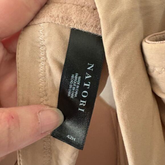 New NATORI 736096 Chic Comfort Full-Figure Contour Bra 42H Buff Nude NWT - Picture 5 of 6